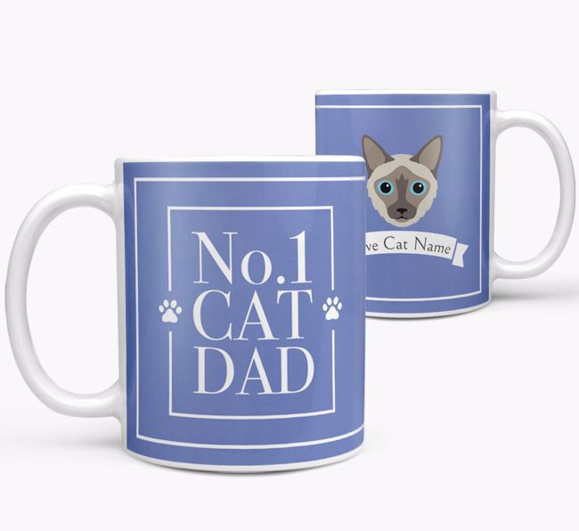 No.1 Dad: Personalized {breedCommonName} Mug